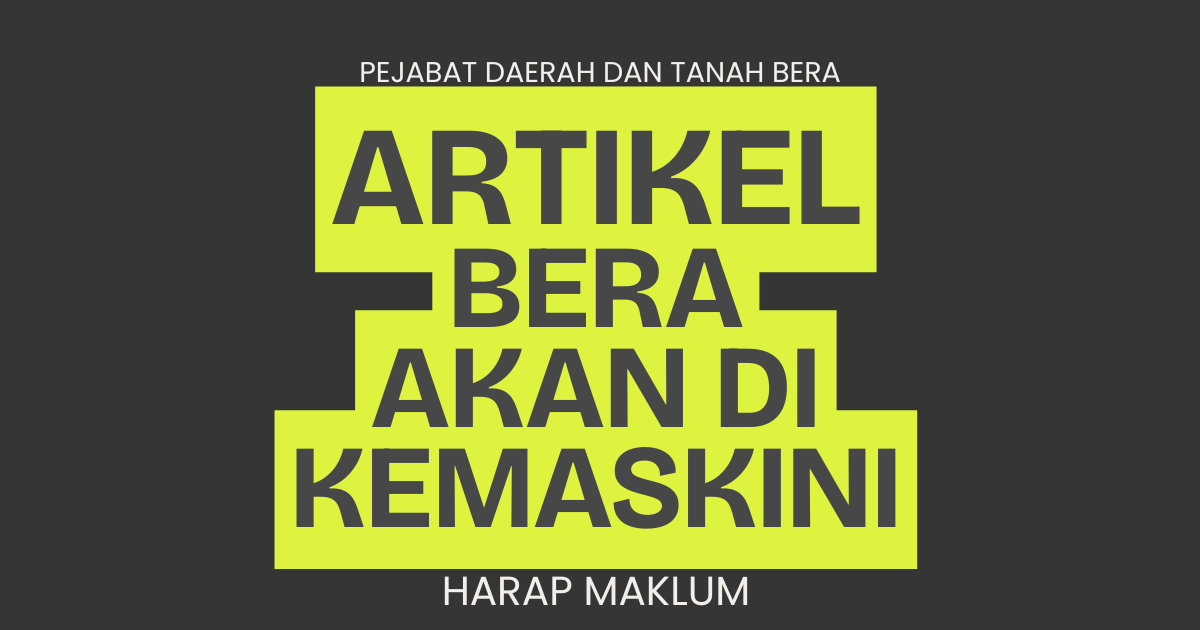 PEKELILING, WARTA & SURAT ARAHAN